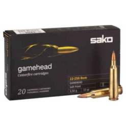 Sako 22-250 Rem Gamehead 55gr SP